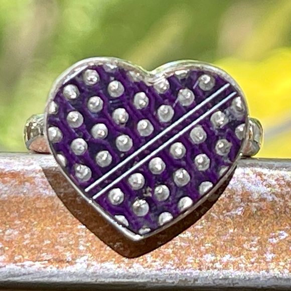 Heart Shaped USB Circuit Board Computer Chip 925 Ring | sz 7 - Picture 12 of 12